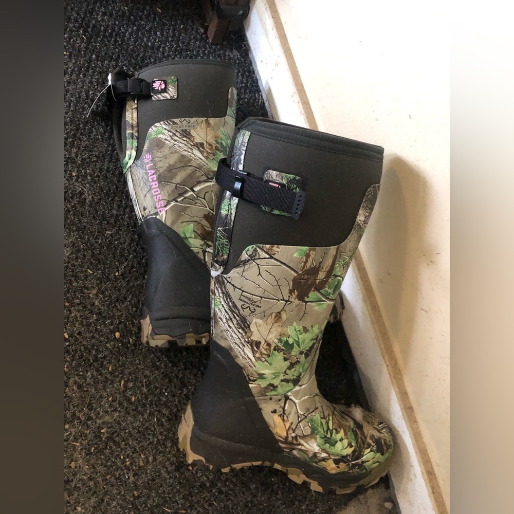 Lacrosse 15” Alphaburly Pro Boots 
Realtree Xtra Green ➖ Size 7 Womens